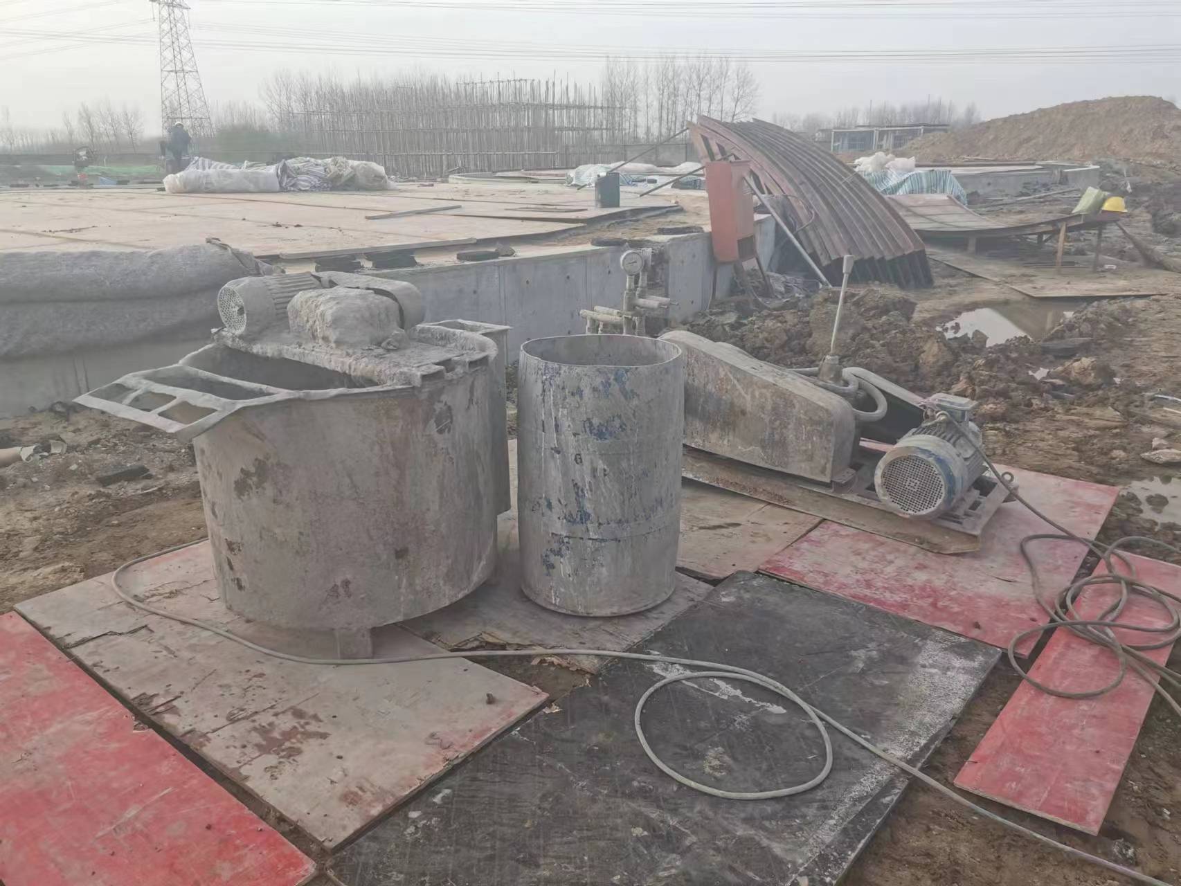 塔河设备基础注浆