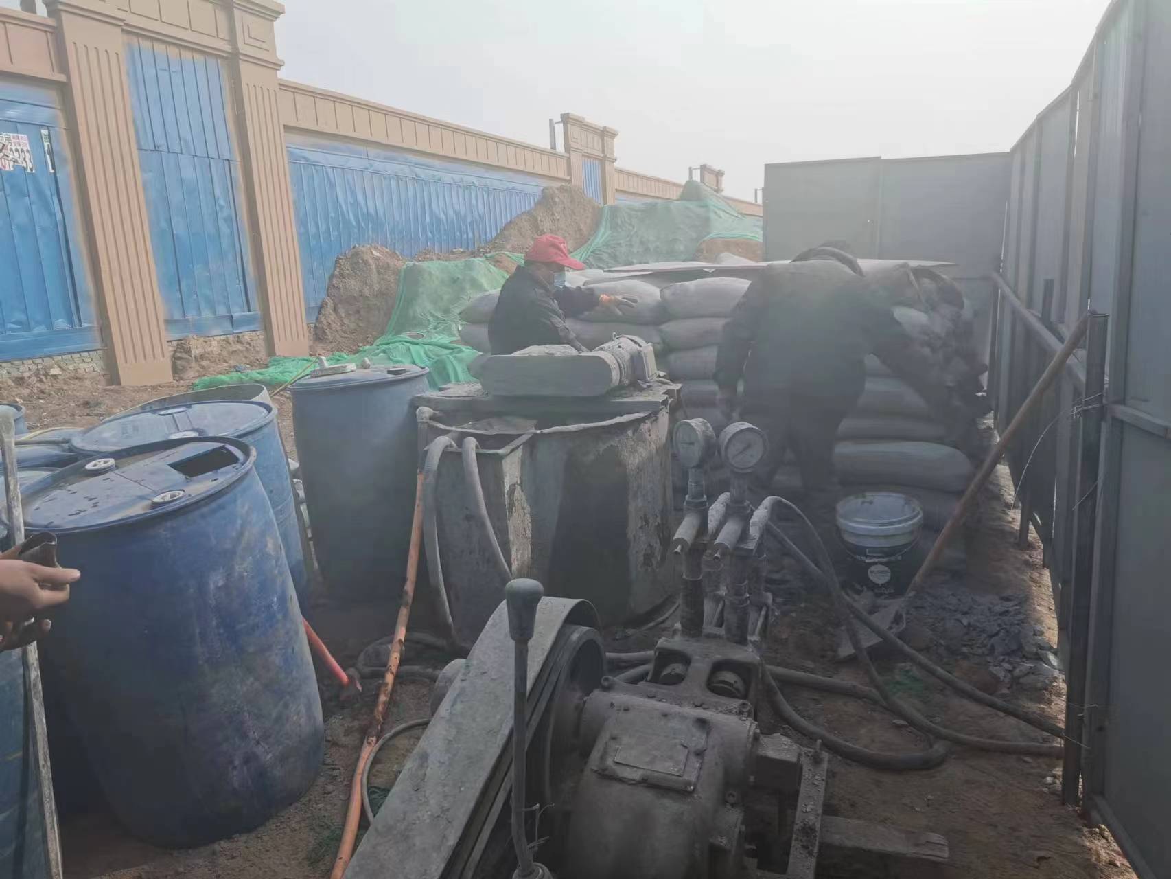 塔河房屋下沉注浆